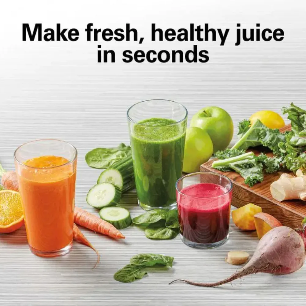 Hamilton Beach Big Mouth Juice Extractor - Black - Image 6