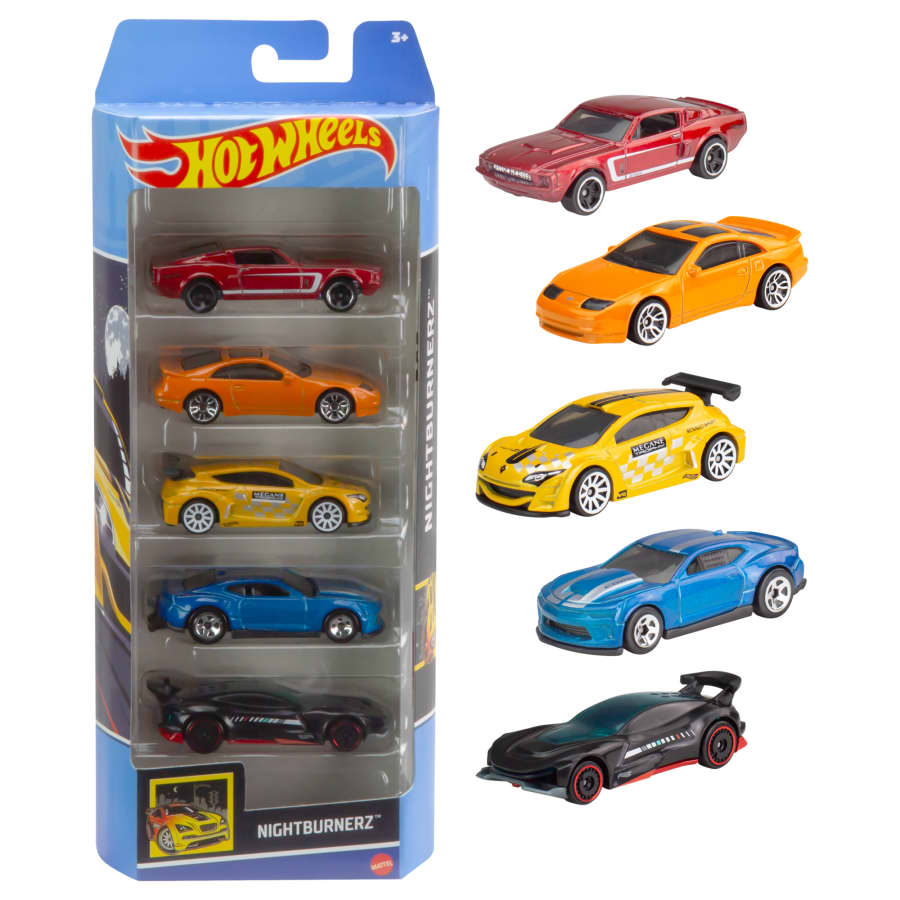 Hot Wheels Die-Cast Toy Vehicles (5-Piece) - Assortment - Image 3