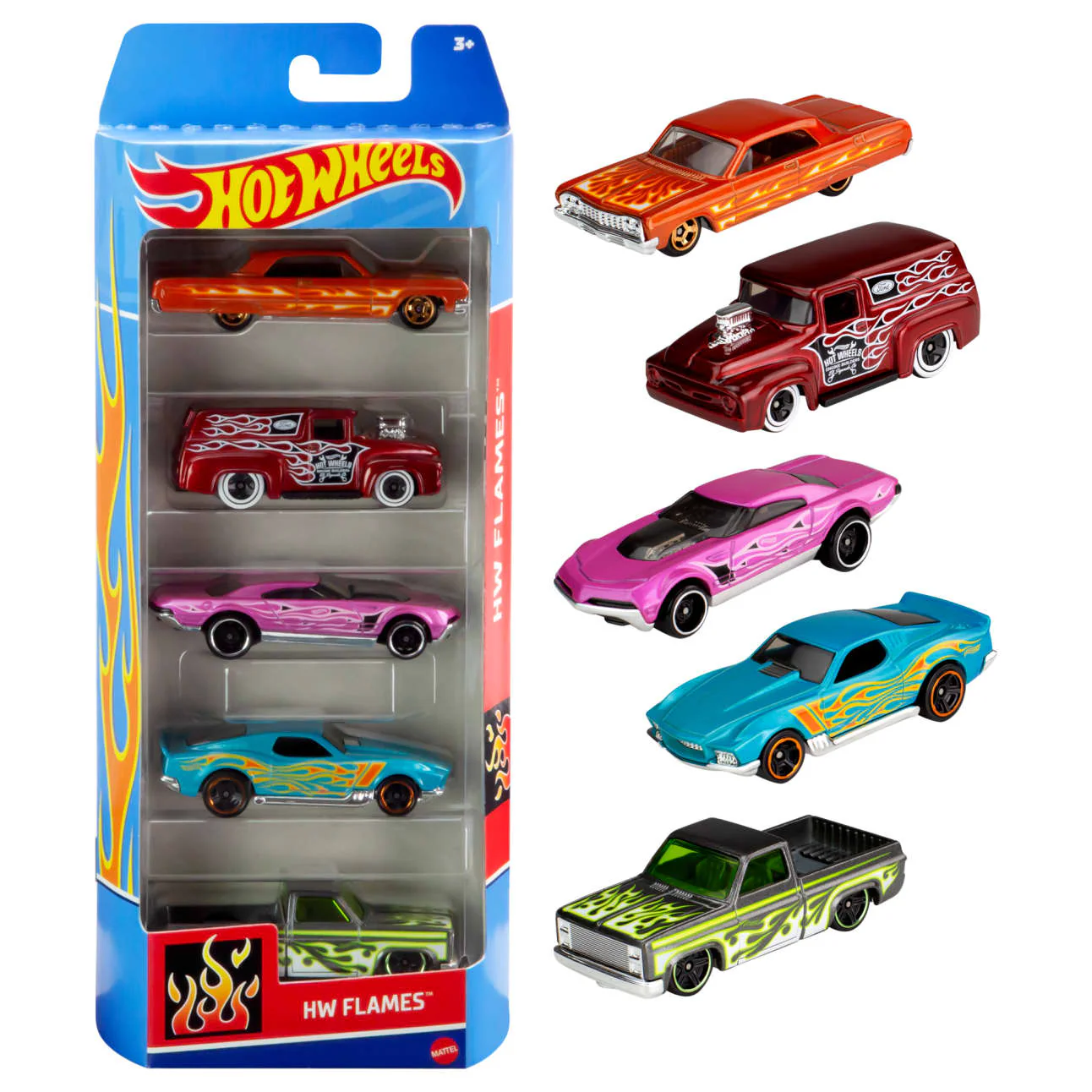 Hot Wheels Die-Cast Toy Vehicles (5-Piece) - Assortment - Image 5