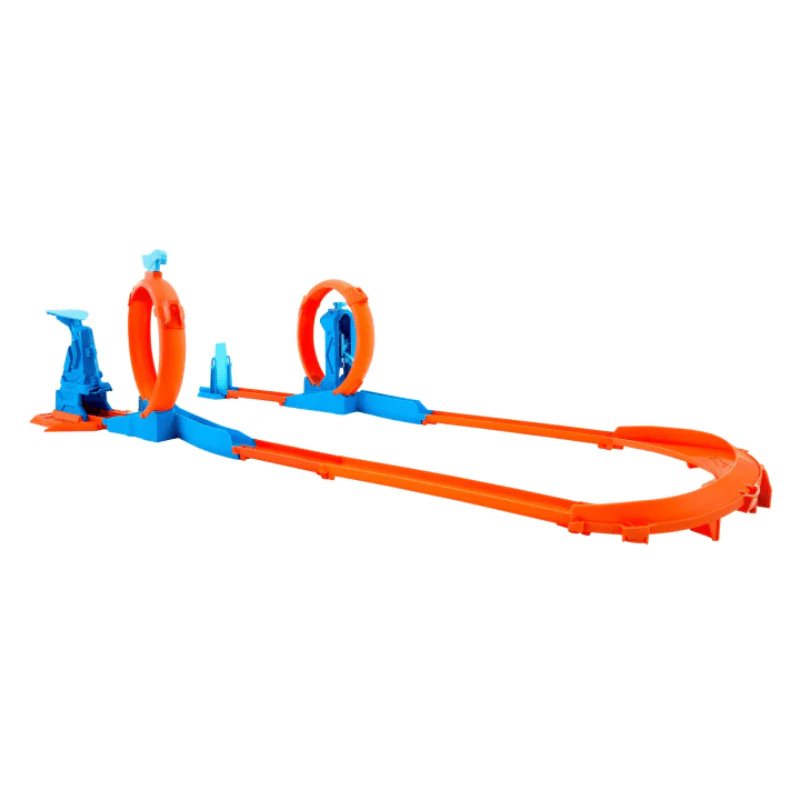 Hot Wheels Track Creator Building Toy Set with 3 Loops - Image 3
