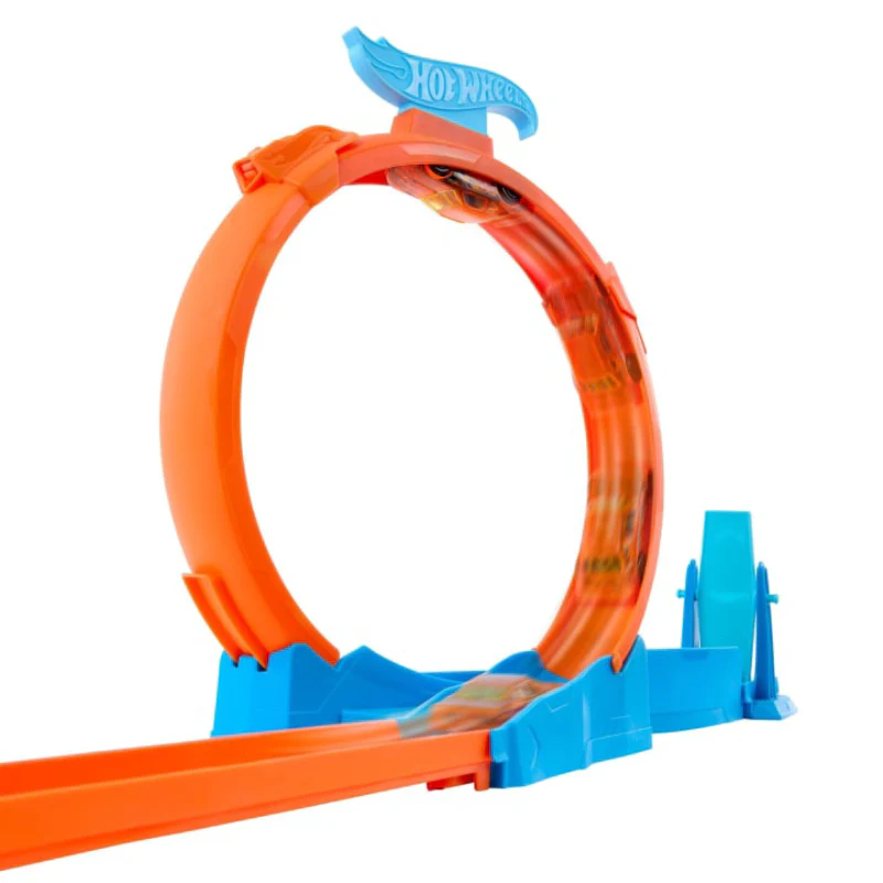 Hot Wheels Track Creator Building Toy Set with 3 Loops - Image 4