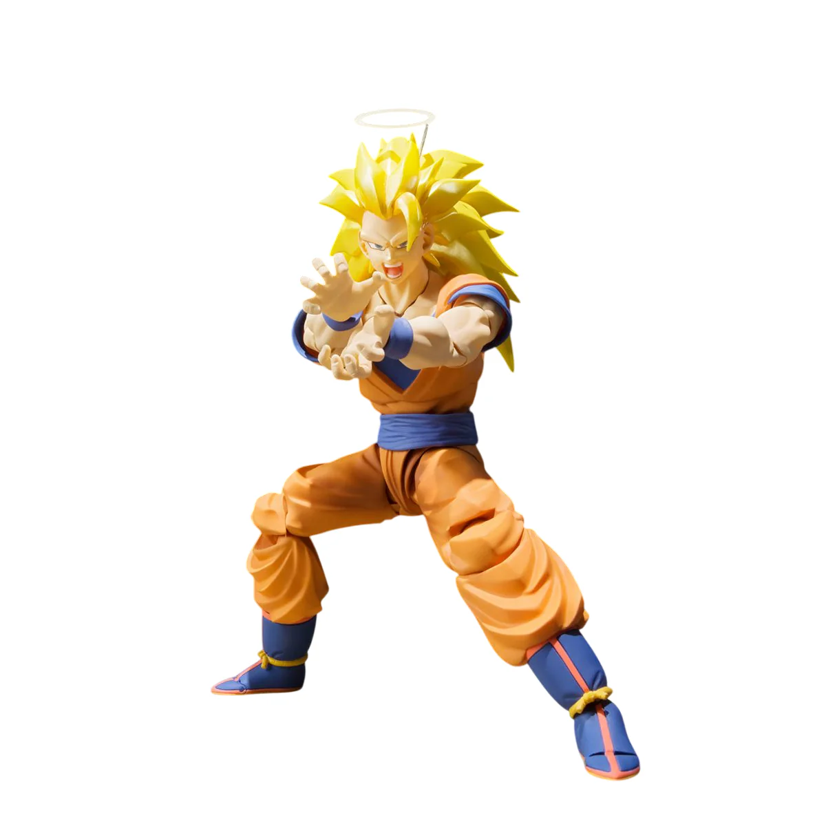 Bandai Dragon Ball Z 6.1" Super Saiyan 3 Son Goku Action Figure - Orange/Blue - Image 3