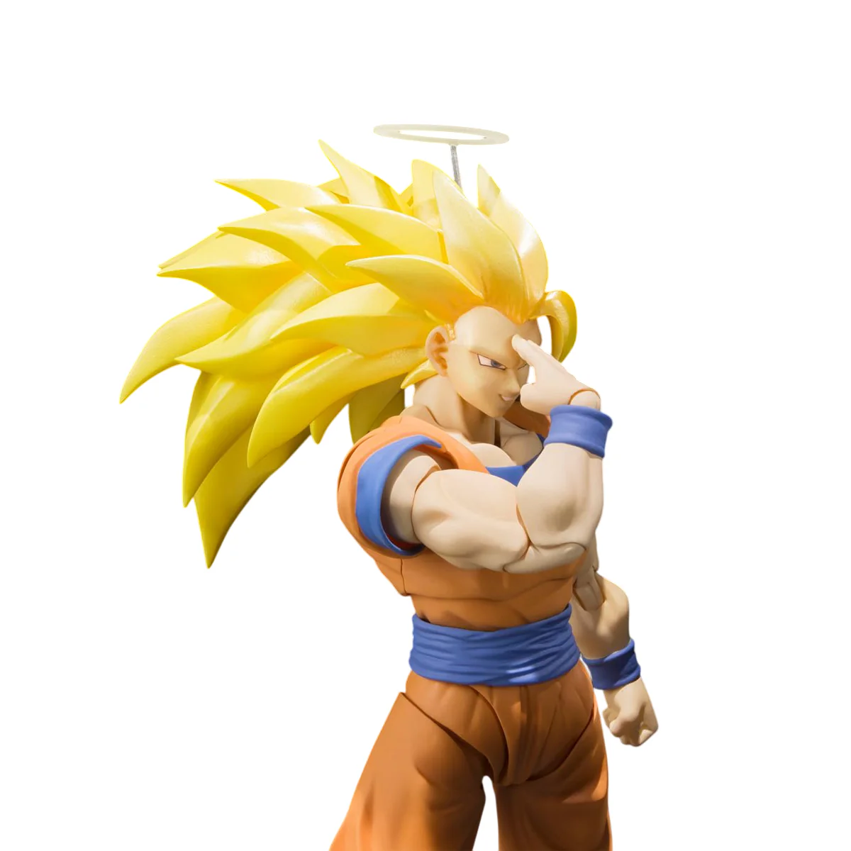 Bandai Dragon Ball Z 6.1" Super Saiyan 3 Son Goku Action Figure - Orange/Blue - Image 4