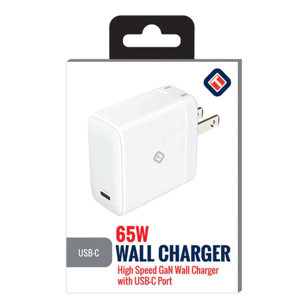 TekYa 65 Watts GaN Single USB-C Port Wall Charger - White - Image 4