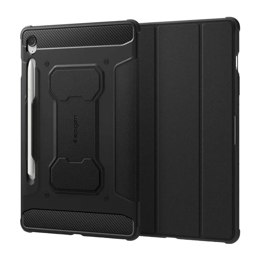 Spigen Core Armor Case for Samsung Galaxy Tab S9 FE - Black - Image 4