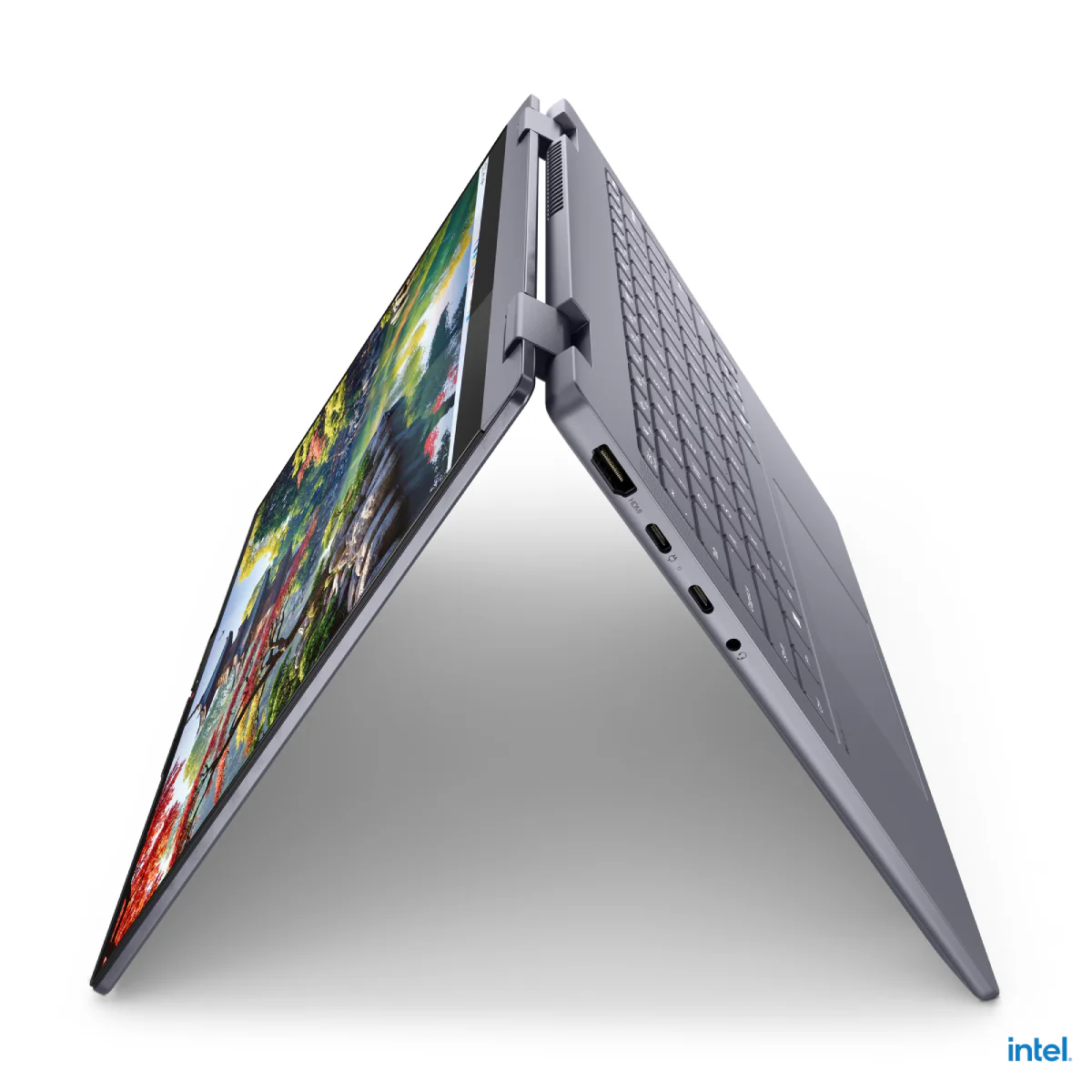 Lenovo 83KR001JUS 14" IdeaPad 5 2-in-1 Laptop - Intel Core Ultra 7 225U with 16GB Memory and 1TB SSD - Gray - Image 3