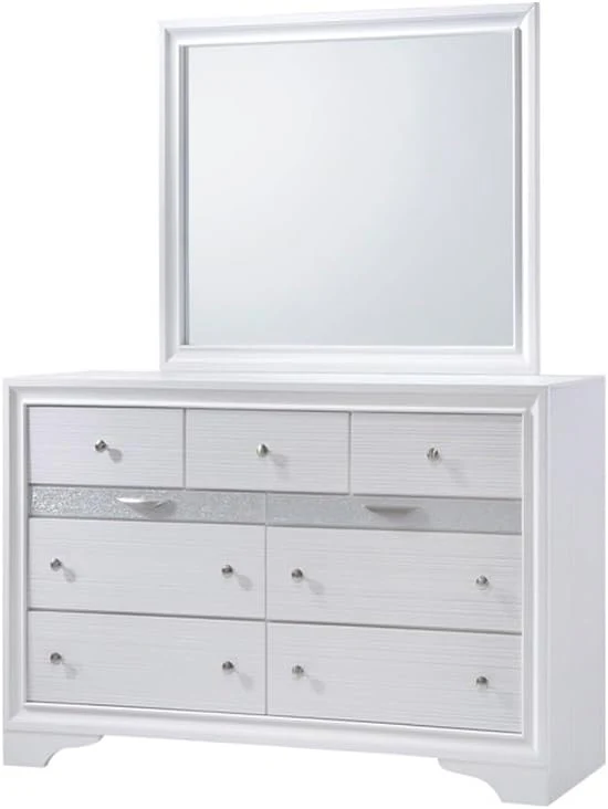 4-Piece Bedroom Set with Queen Bed, Dresser, Mirror and Nightstand by Best Home - Image 11