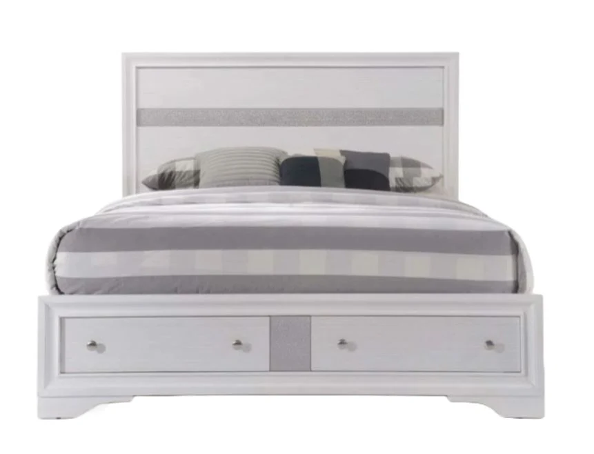 4-Piece Bedroom Set with Queen Bed, Dresser, Mirror and Nightstand by Best Home - Image 3