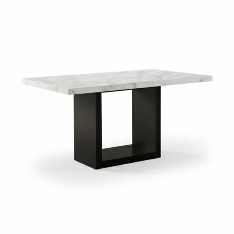 Bundle: Pub Set Falcon Dining Table Set - Gray + Lawrence Motion Sofa and Love Seat by Best Home - Blue - Image 4