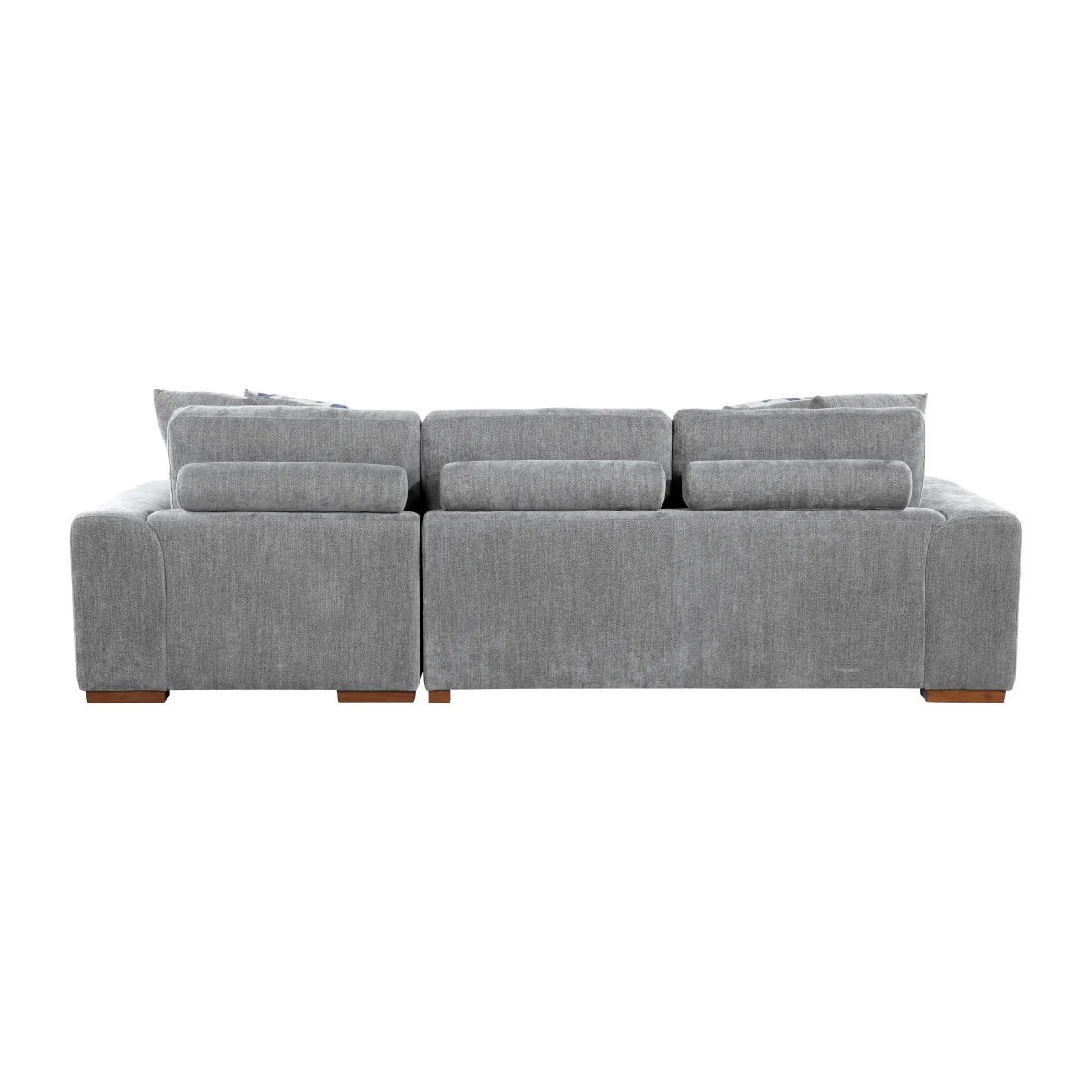 Sectional Sofa with Right Chaise by Homelegance - Gray - Image 9
