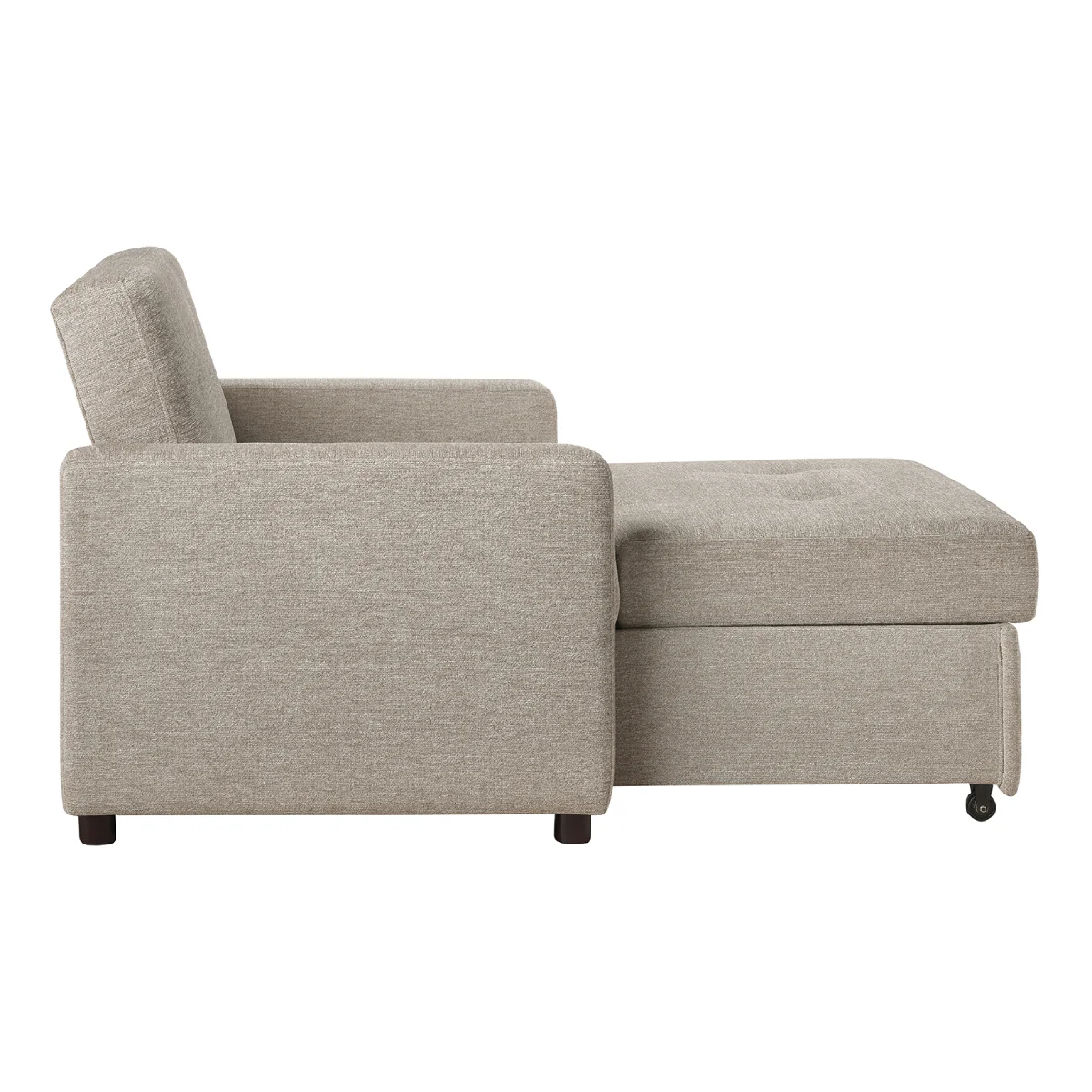 Noah Convertible Sleeper Chair by Steve Silver Company - Gray - Image 5
