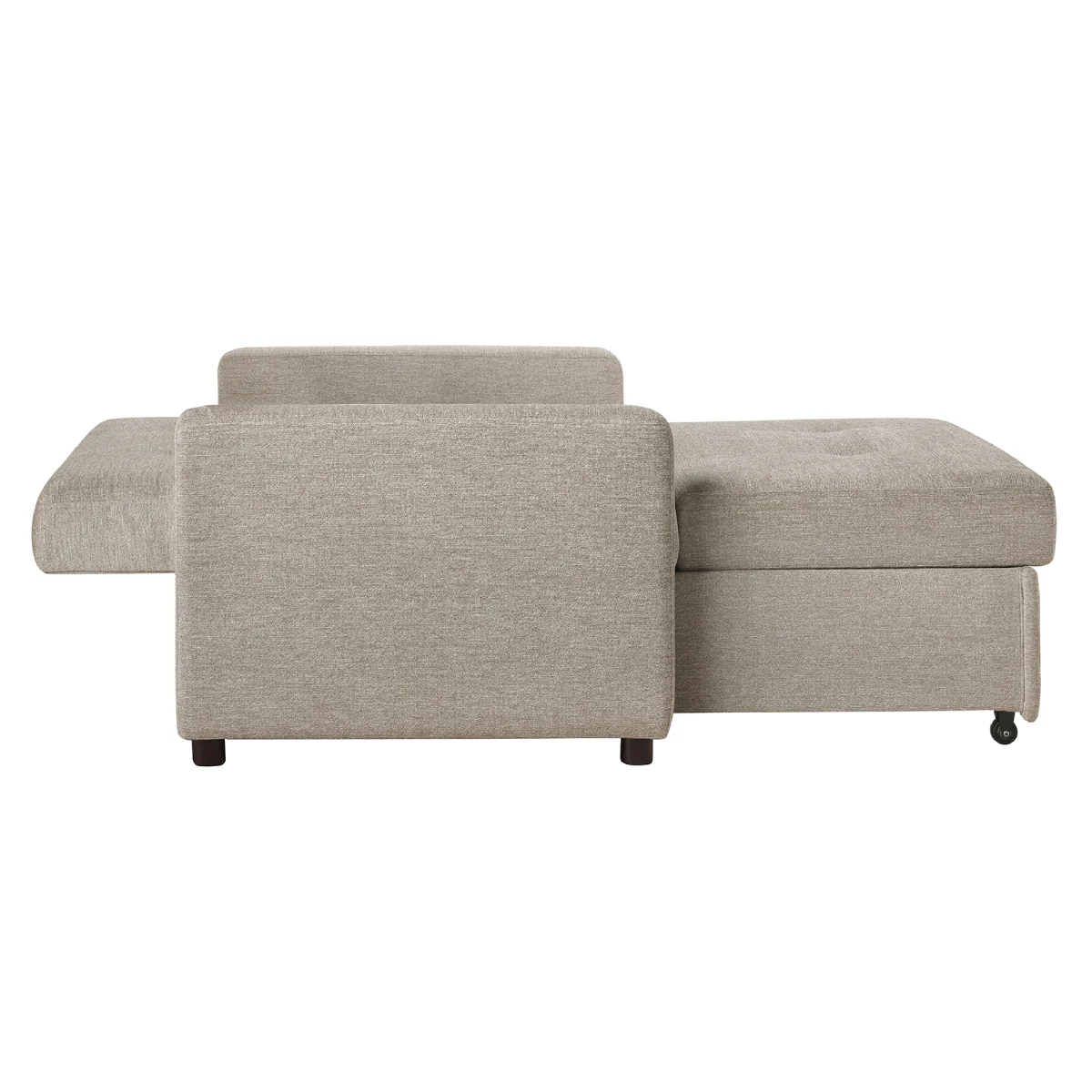 Noah Convertible Sleeper Chair by Steve Silver Company - Gray - Image 6