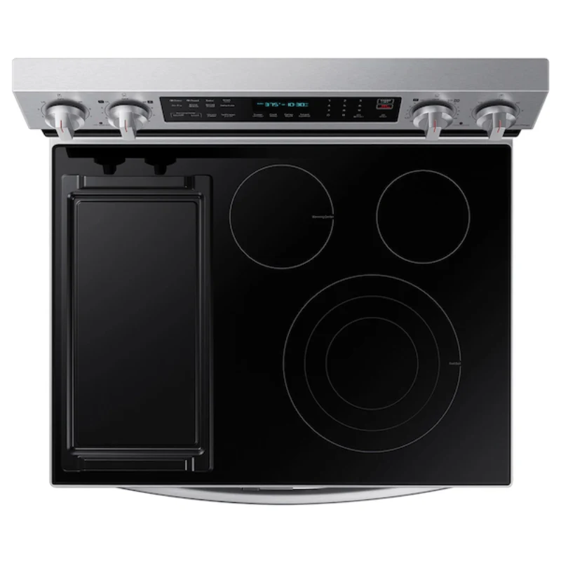 Samsung NE63A6751SS 6.3 cu. ft. Smart Freestanding Electric Range with Flex Duo - Silver - Image 4