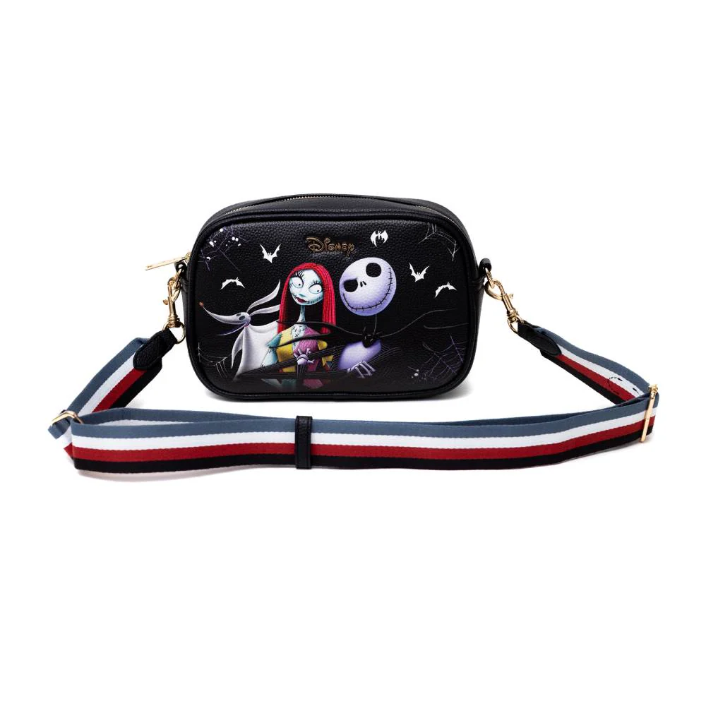 WondaPop Designer Series 6.25" Disney Nightmare Before Christmas Crossbody Purse - Black - Image 3