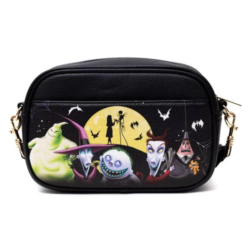 WondaPop Designer Series 6.25" Disney Nightmare Before Christmas Crossbody Purse - Black - Image 4