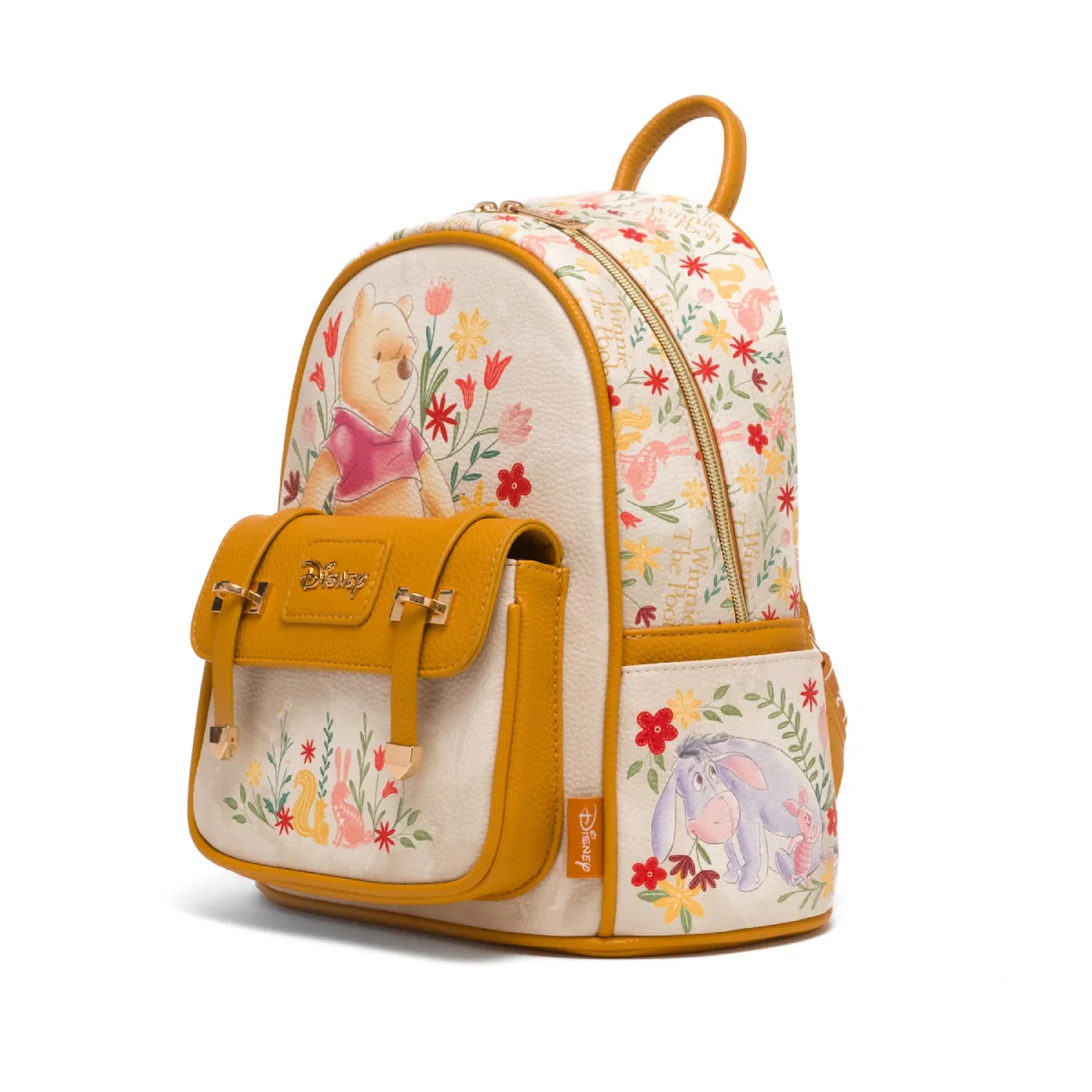 Wondapop Disney Winnie The Pooh Floral Mini Backpack - Yellow/White - Image 3