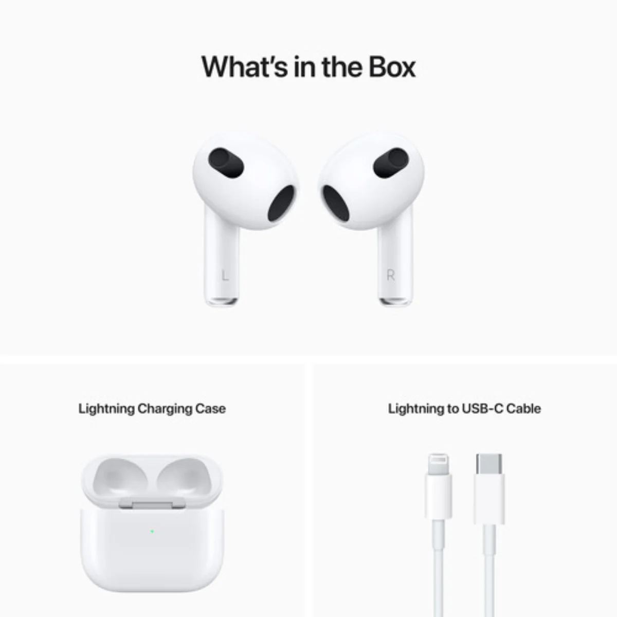 Apple MPNY3LL/A AirPods (3rd Gen) with Lightning Charging Case - White - Image 5