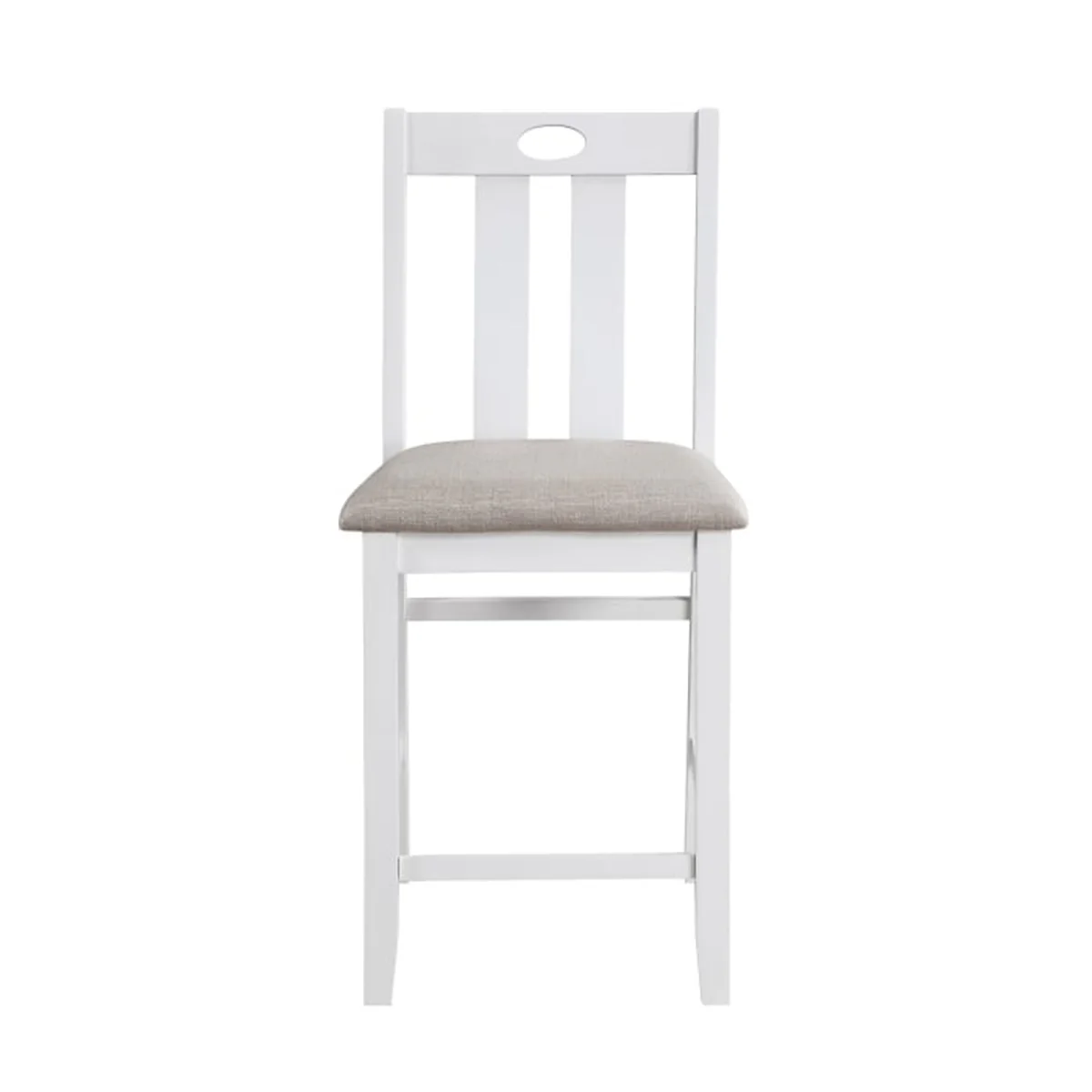 Belmont Counter Height Dining Table with 4 Chairs - Gray/White - Image 5