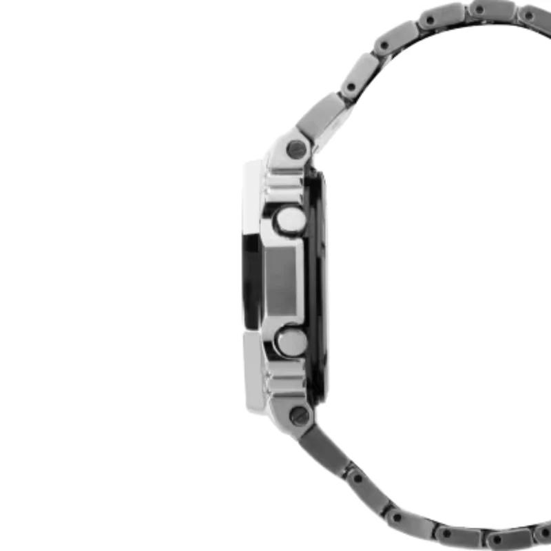 Casio G-Shock Men's 44.4mm Digital Analog Silver Bracelet Watch - Blue Dial - Image 3