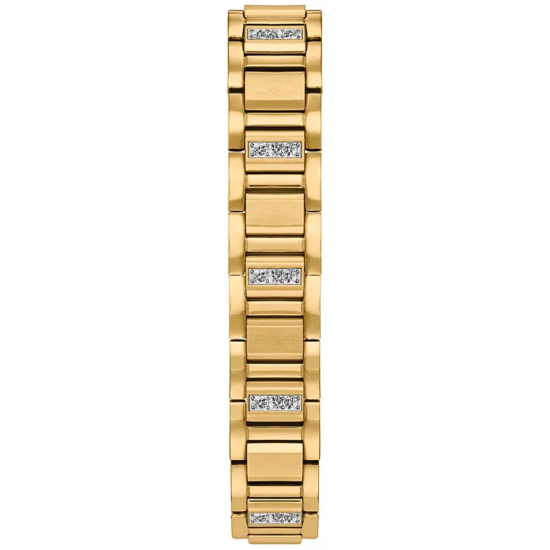 Citizen Eco-Drive Men's Chronograph Crystal Gold-Tone Stainless Steel Bracelet Watch 42mm Gift Set - Image 3