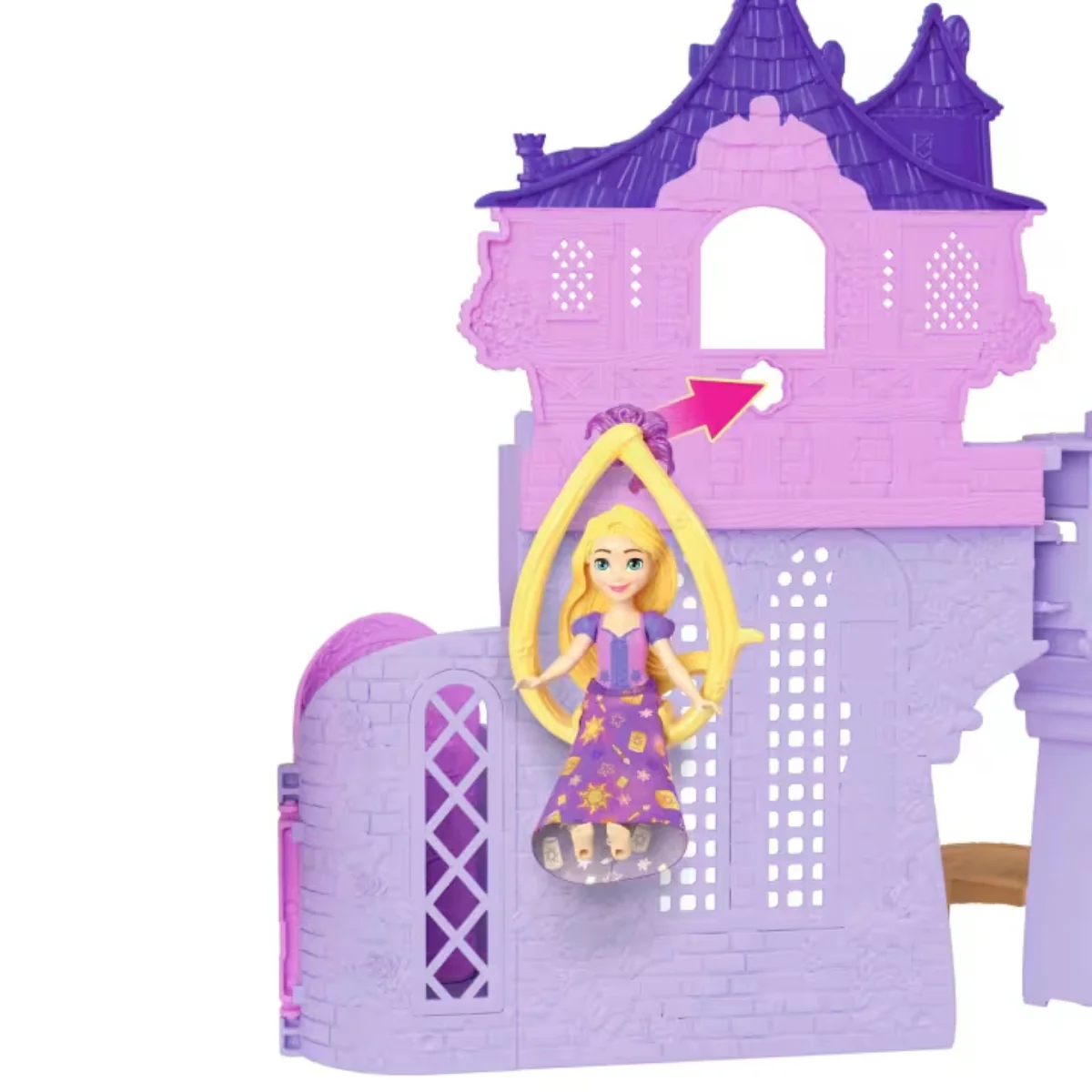 Disney Princess Rapunzel Doll House Playset with Small Doll - Image 4