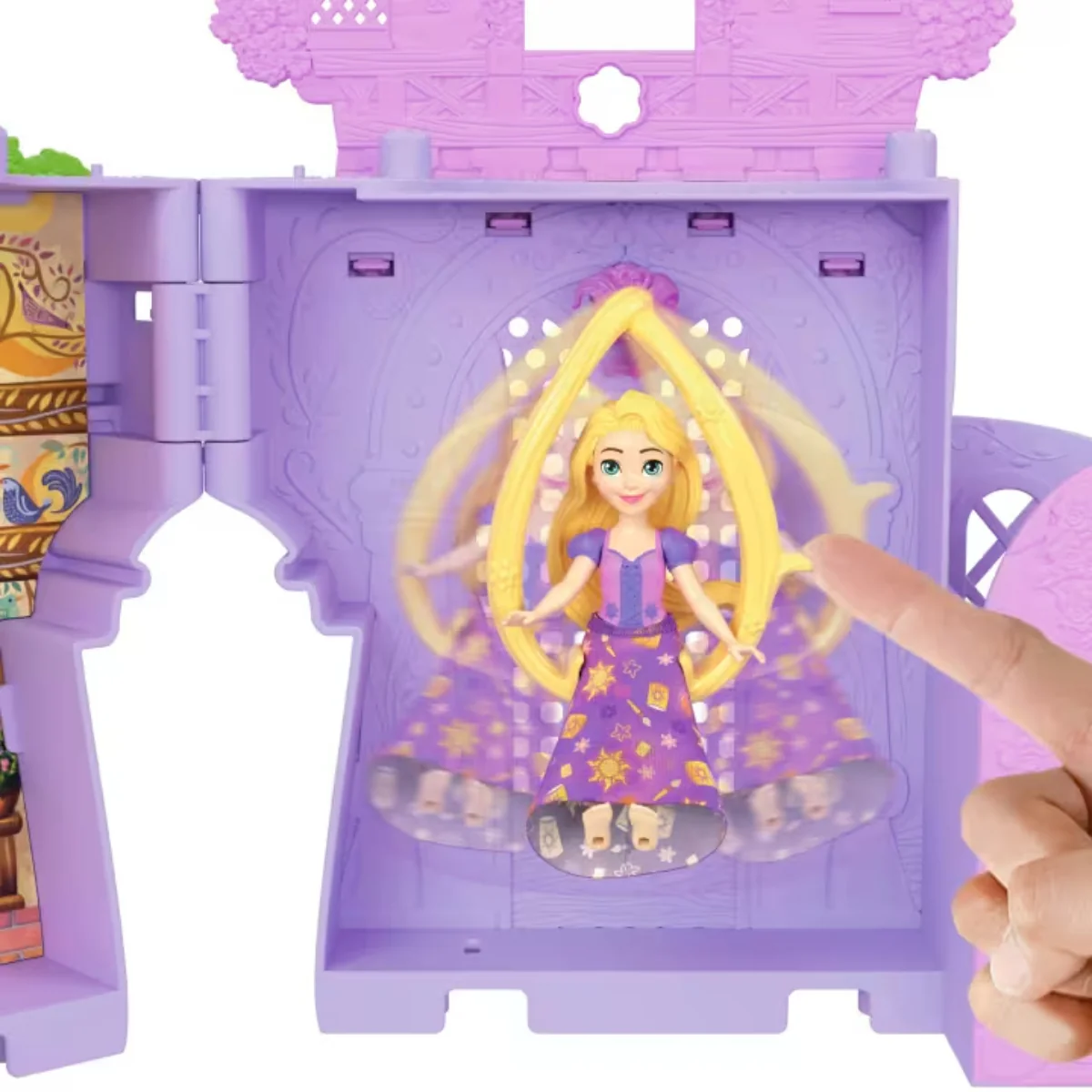 Disney Princess Rapunzel Doll House Playset with Small Doll - Image 5