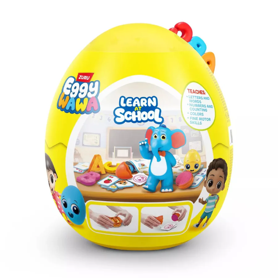 Eggy Wawa School Surprise Egg Capsule - Yellow - Image 7
