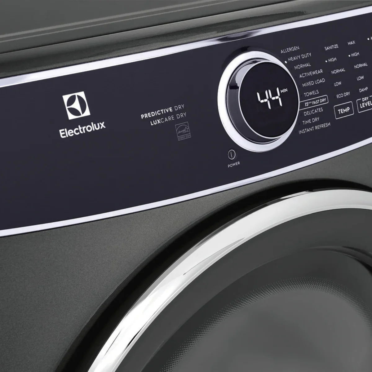 Electrolux ELFG7537AT 8 cu. ft. Stackable Gas Dryer with Steam and LuxCare Dry System - Titanium - Image 7