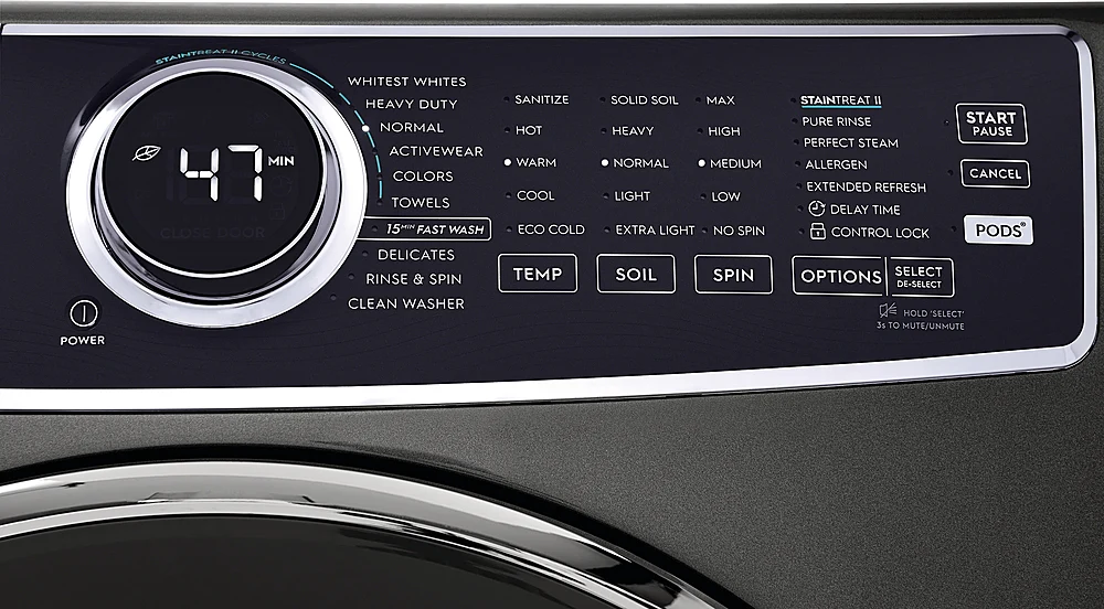 Electrolux ELFW7537AT 4.5 cu.ft. Stackable Front Load Washer with Steam and LuxCare Plus Wash System - Titanium - Image 4