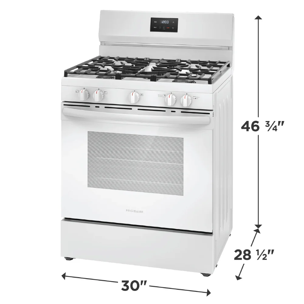 Frigidaire 30" Gas Range with Quick Boil Burner - Image 13