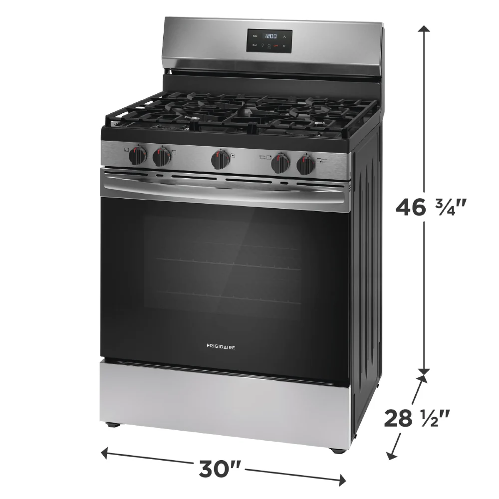 Frigidaire 30" Gas Range with Quick Boil Burner - Image 6