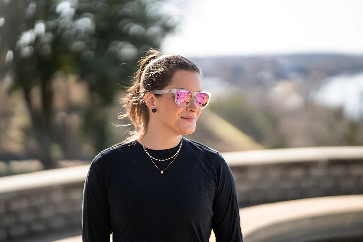 Frosted Clear - Pink Lemonade Lens Polarized - Essentials - Image 4