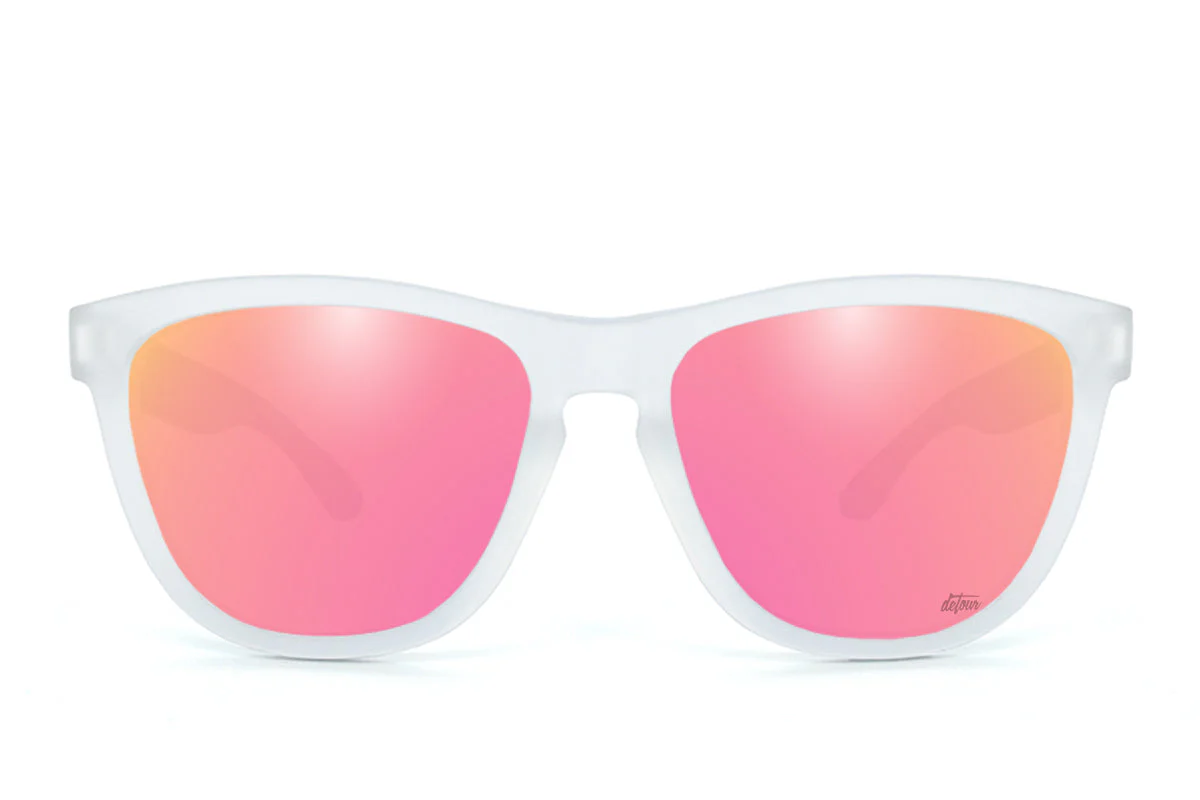 Frosted Clear - Pink Lemonade Lens Polarized - Essentials - Image 5