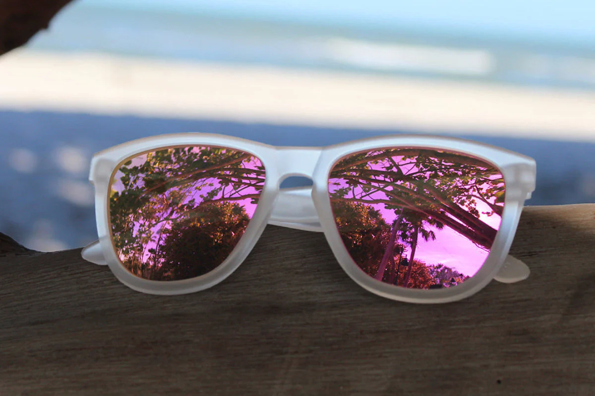 Frosted Clear - Pink Lemonade Lens Polarized - Essentials - Image 6