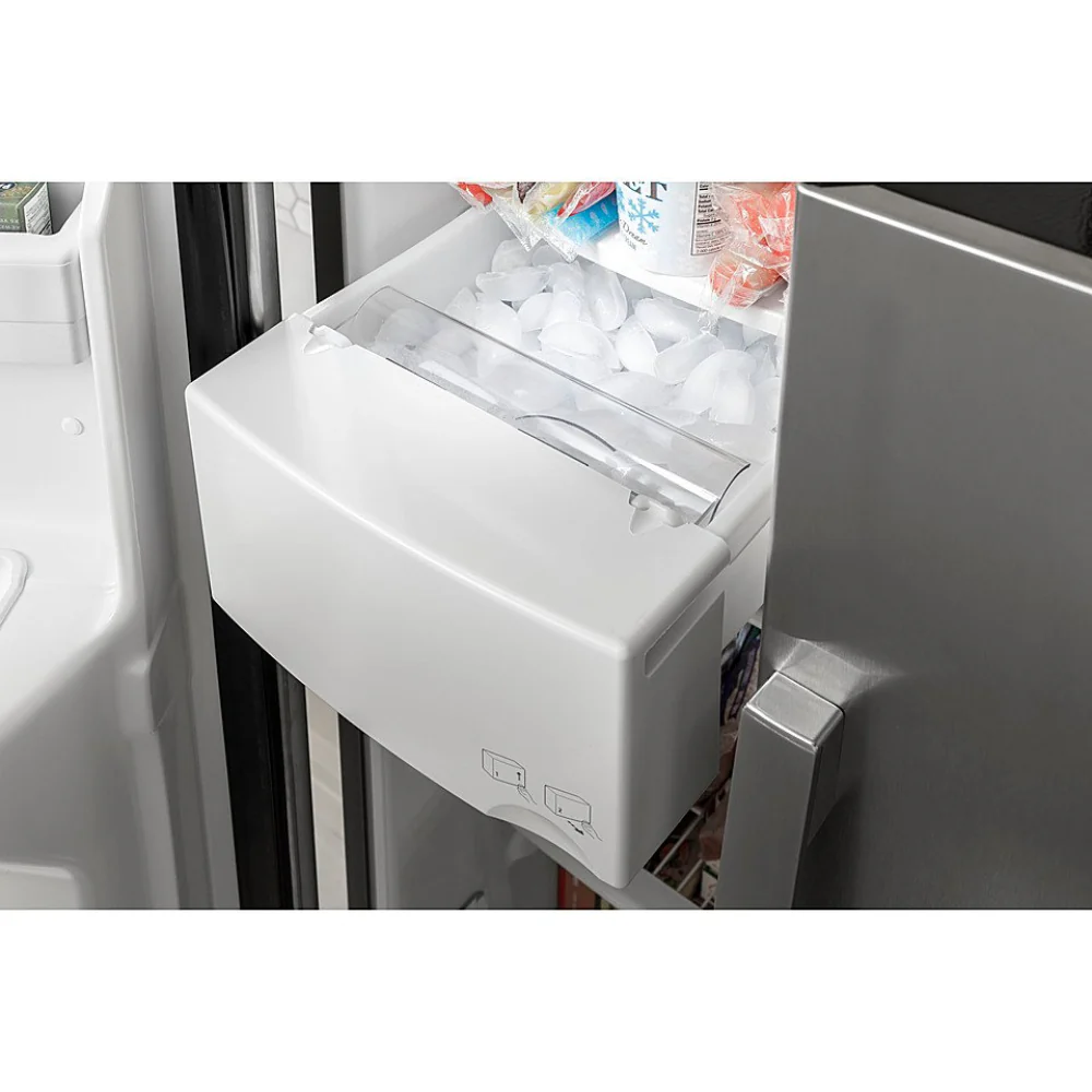 GE GSS25GYPFS 25.3 . Side-by-Side Refrigerator with Water and Ice Dispenser - Fingerprint Resistant Stainless Steel - Image 6