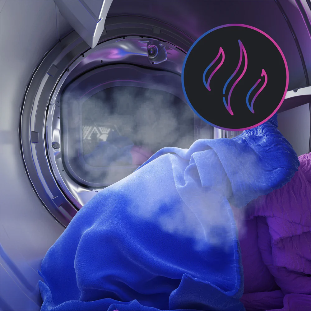 GE Profile PFD87ESPVRS 7.8 cu. ft. Smart Front Load Electric Dryer with Steam and Sanitize Cycle - Sapphire Blue - Image 10