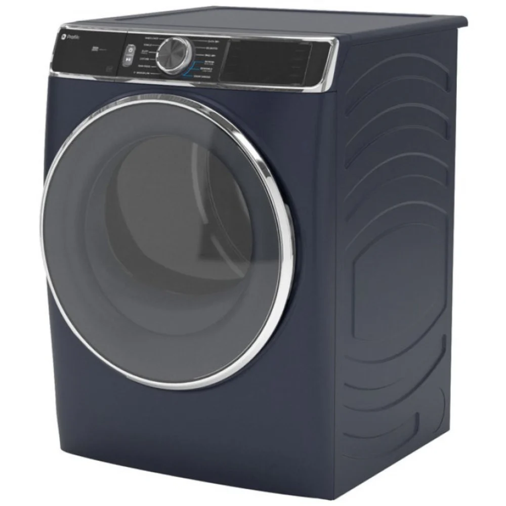 GE Profile PFD87ESPVRS 7.8 cu. ft. Smart Front Load Electric Dryer with Steam and Sanitize Cycle - Sapphire Blue - Image 3
