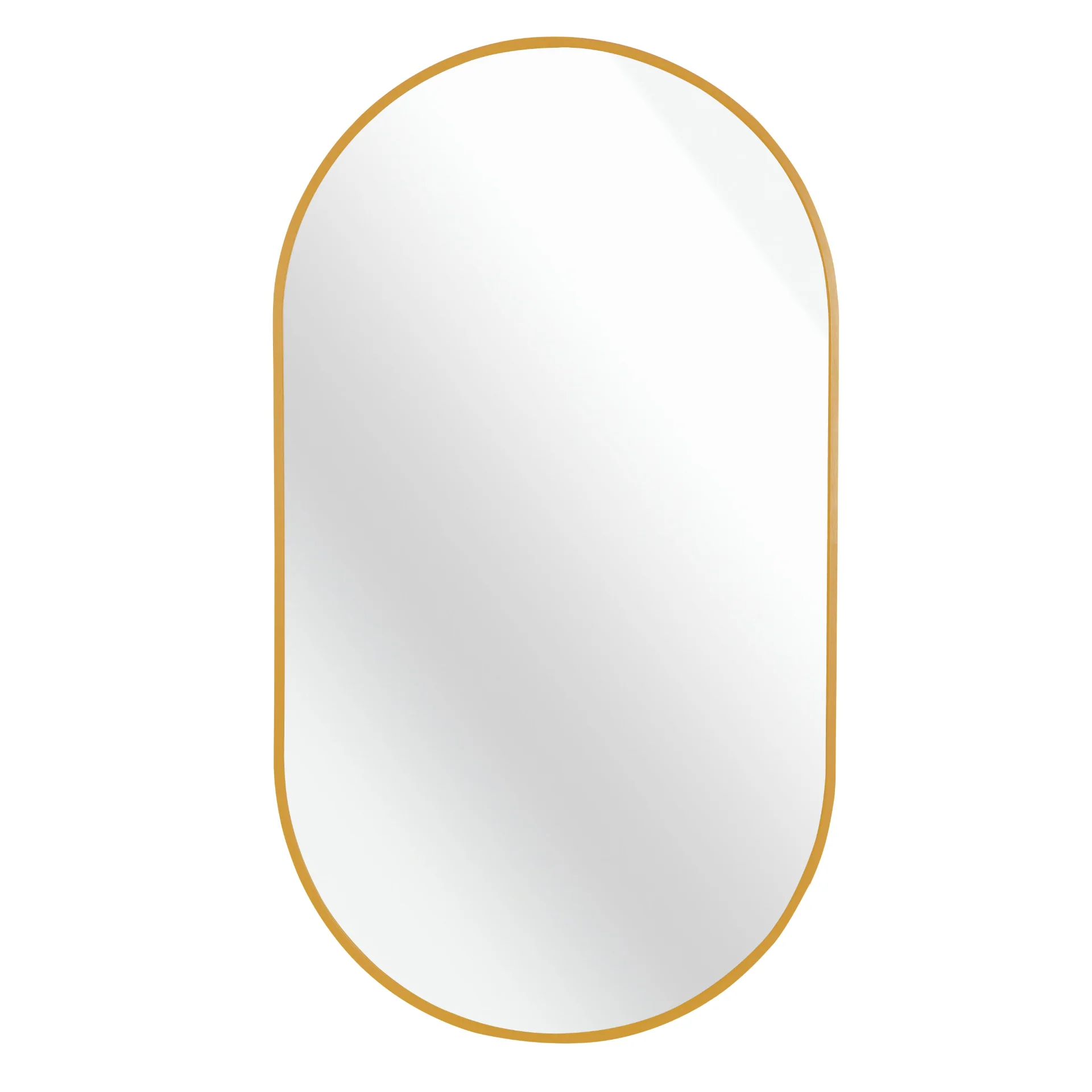 Gold 20 x 28 Inch Metal Oval Mirror - Image 4