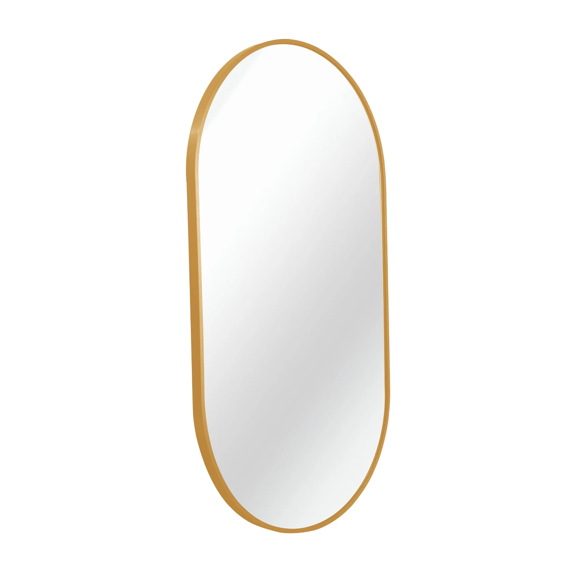 Gold 20 x 28 Inch Metal Oval Mirror - Image 5
