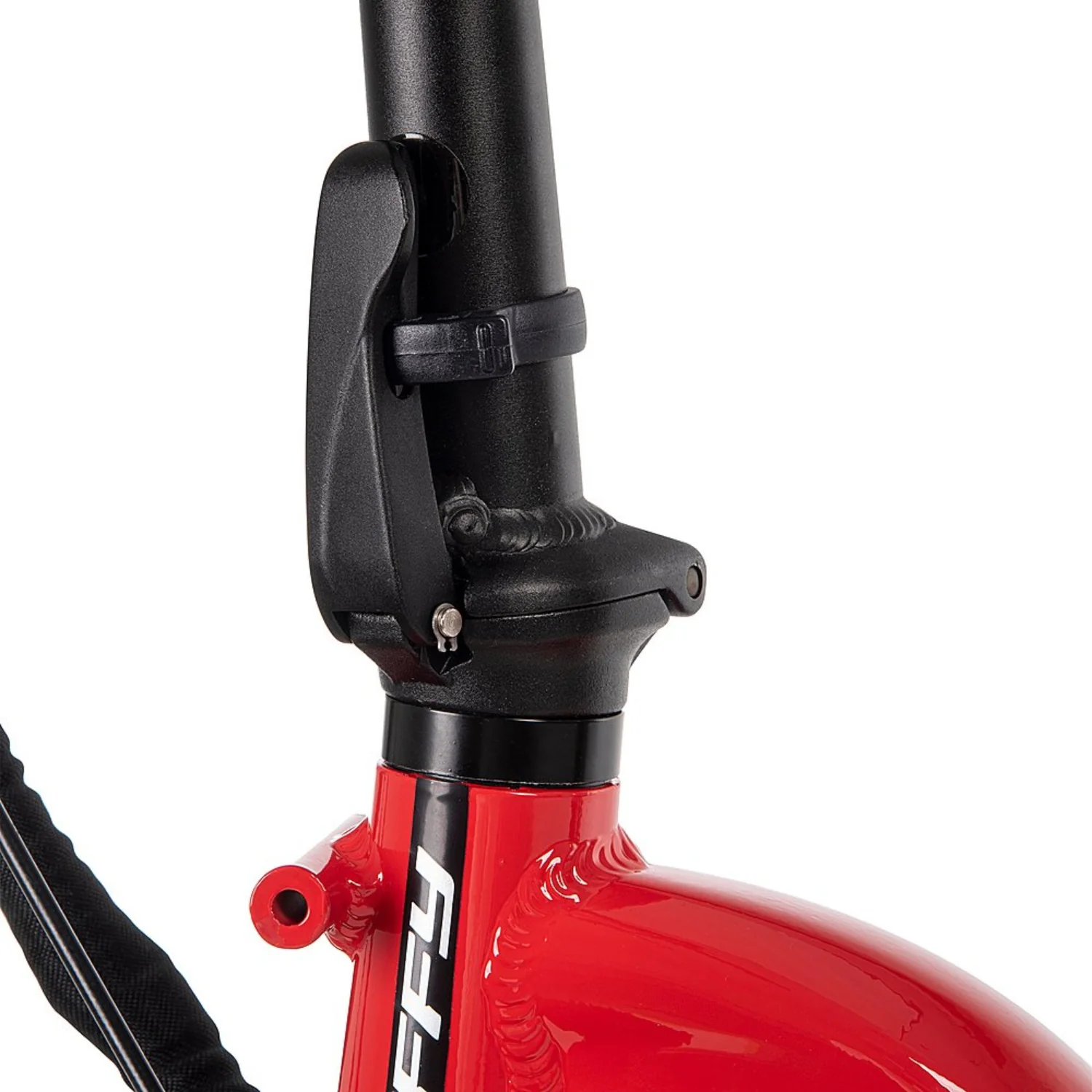 Huffy 20" Centuric Folding E-bike - Black/Red - Image 4