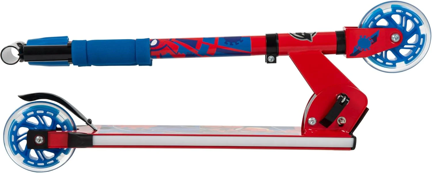 Huffy Marvel Spider-Man Electro Light Inline Scooter with LED Lights - Red - Image 3