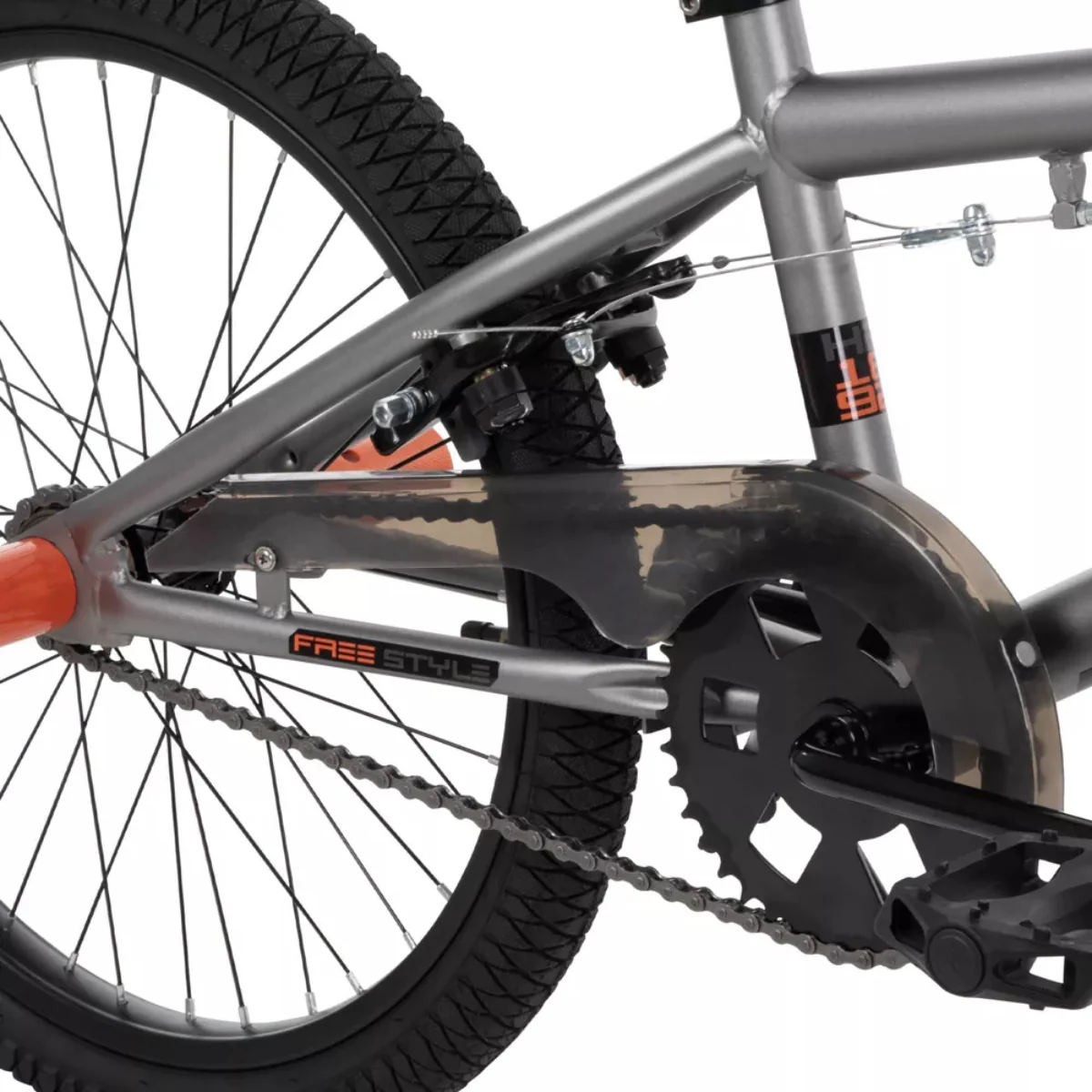 Huffy Revolt 20" Kid's Bike - Gray - Image 7