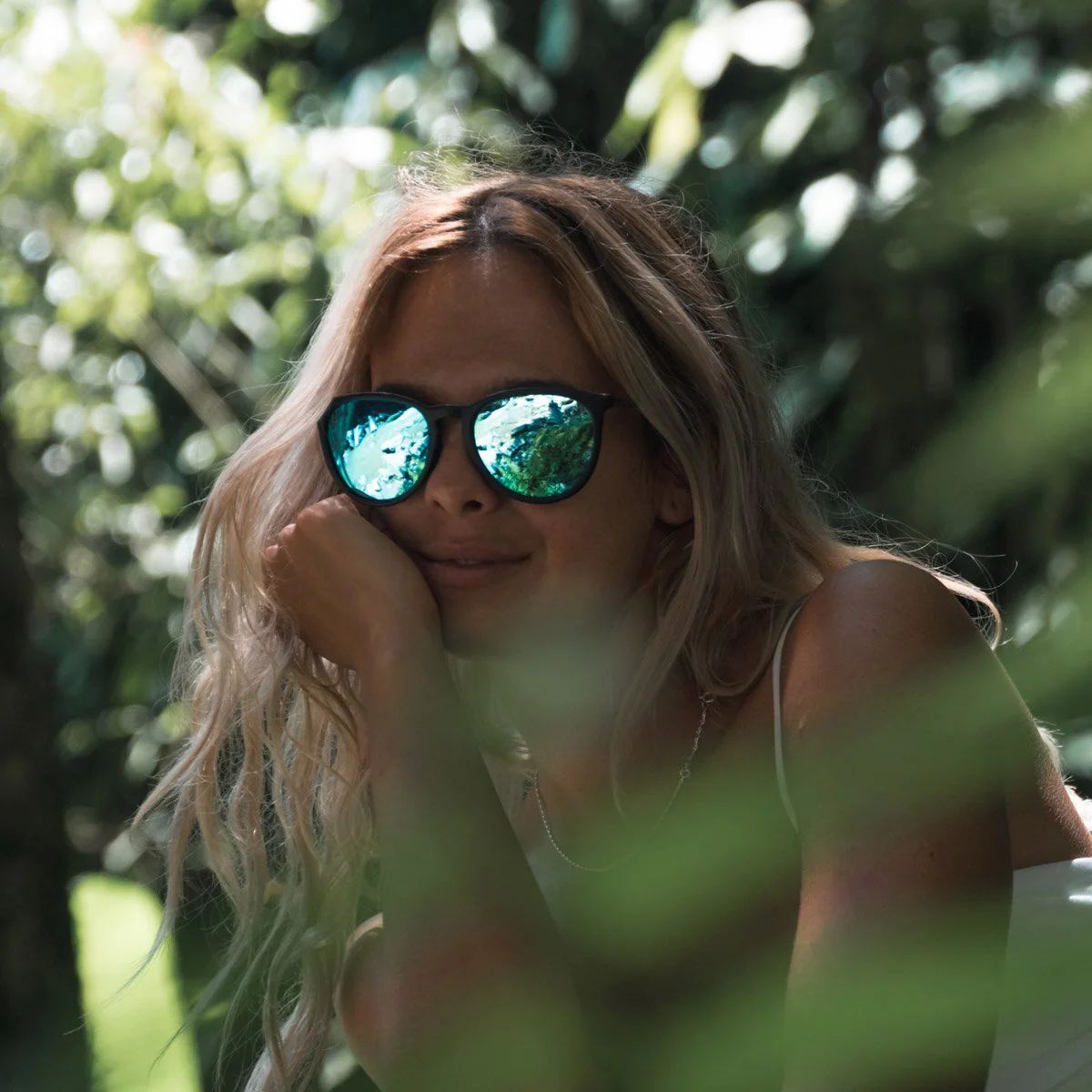 Hurricane - Matte Black - Sky Blue Polarized - Image 5