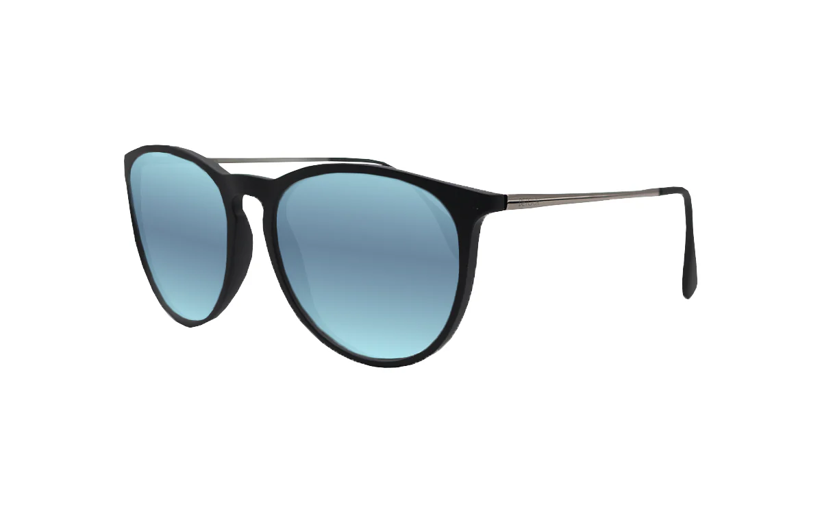 Hurricane - Matte Black - Sky Blue Polarized - Image 9