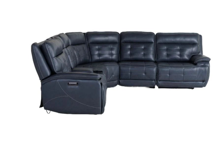 Kelron Sectional - Dark Blue - Image 3