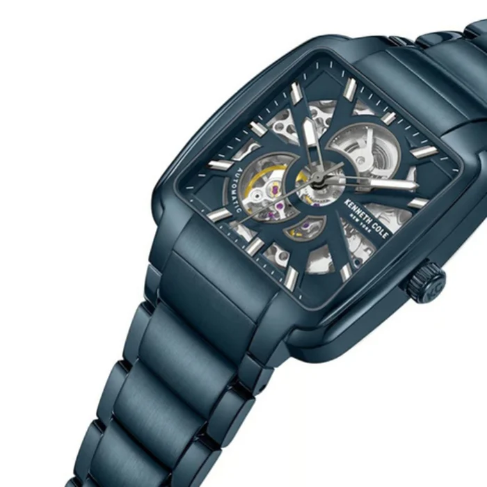 Kenneth Cole New York Automatic Men's 40mm Bracelet Watch - Blue - Image 4