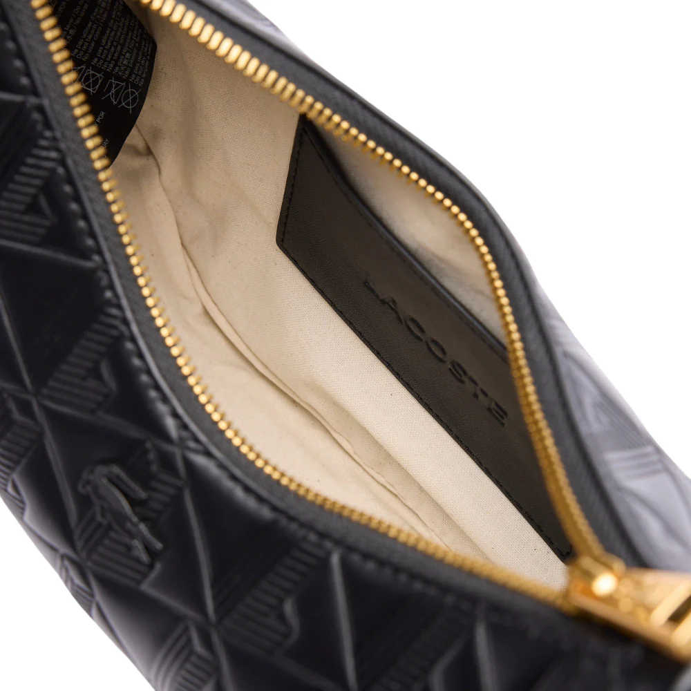 Lacoste Maheki Half Moon Bag - Black - Image 4