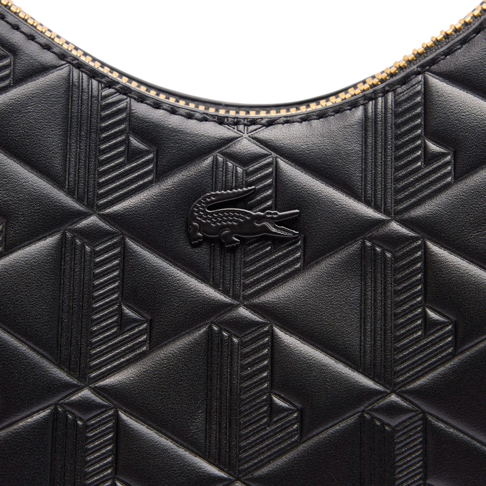 Lacoste Maheki Half Moon Bag - Black - Image 5