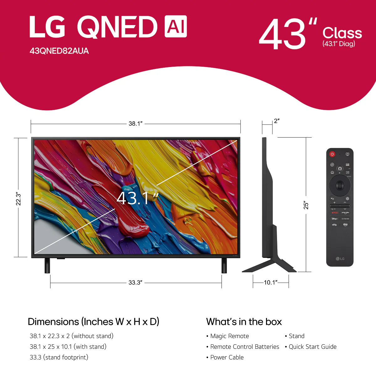 LG Class QNED82A UHD 4K AI Smart WebOS TV - Image 15