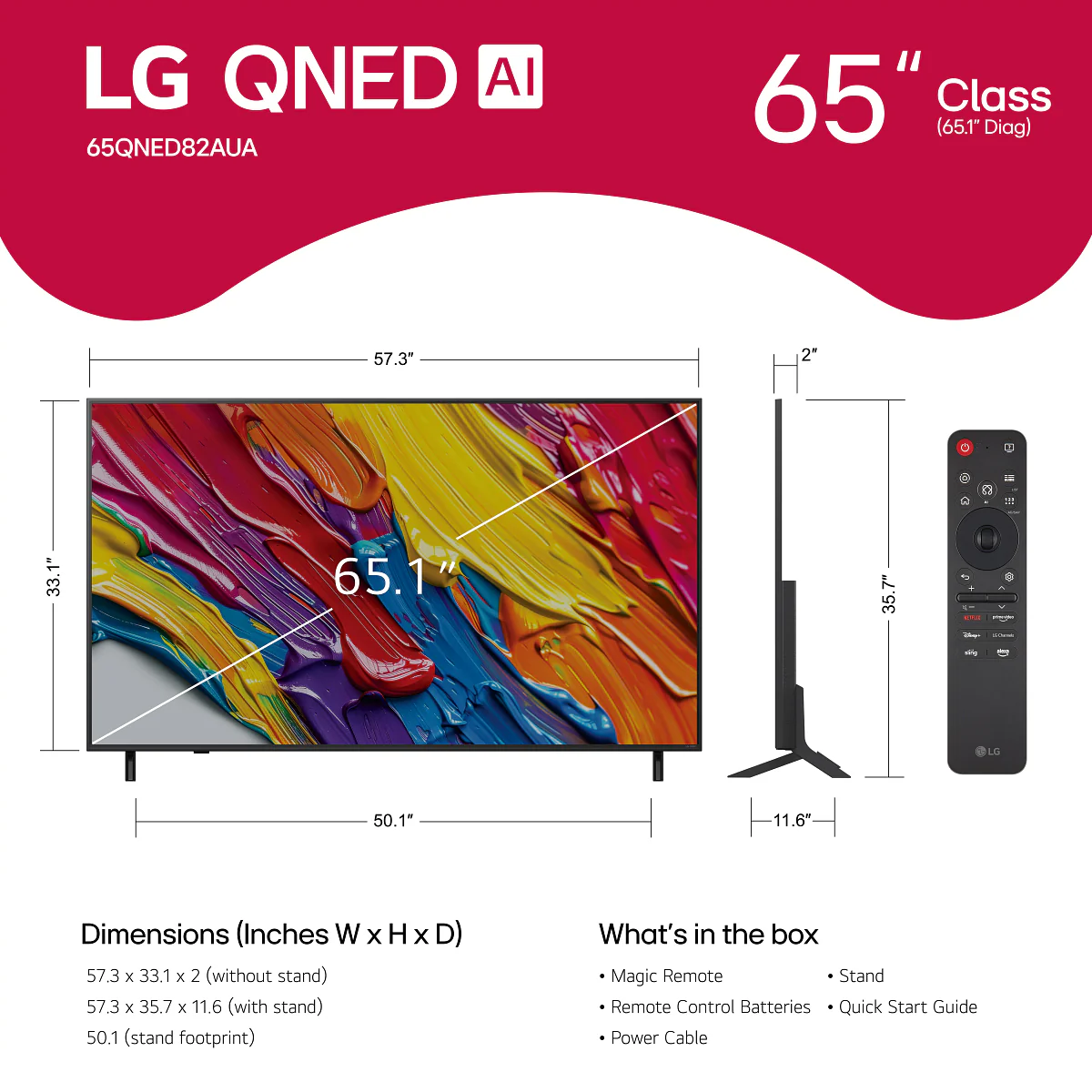 LG Class QNED82A UHD 4K AI Smart WebOS TV - Image 63